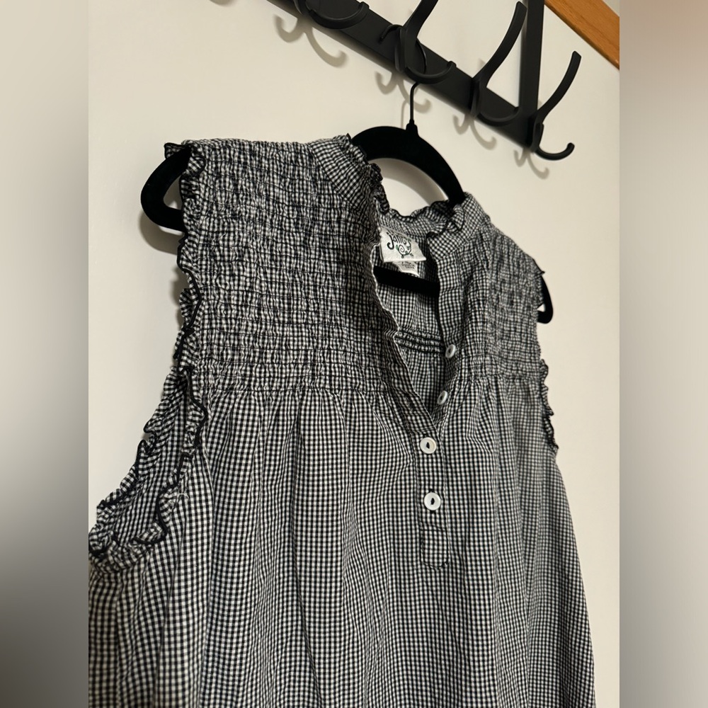 GINGHAM Ivy Jane small Texas boutique tank top